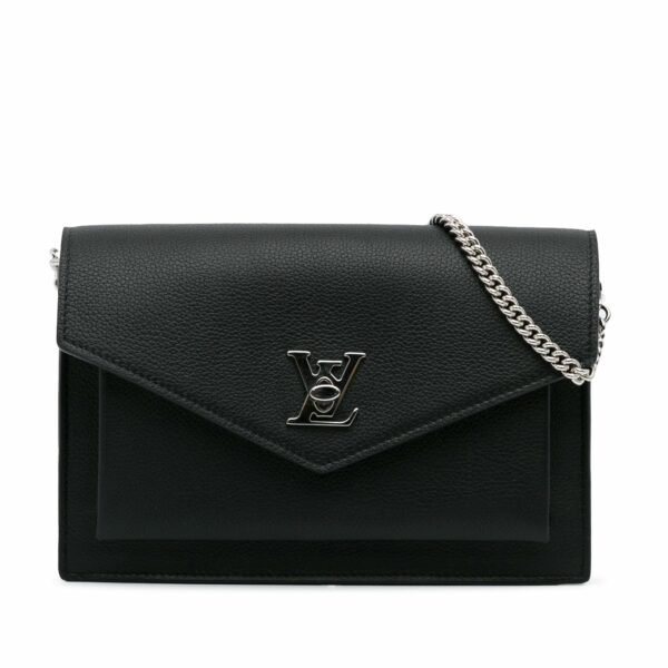 LV Mylockme Black Calfskin