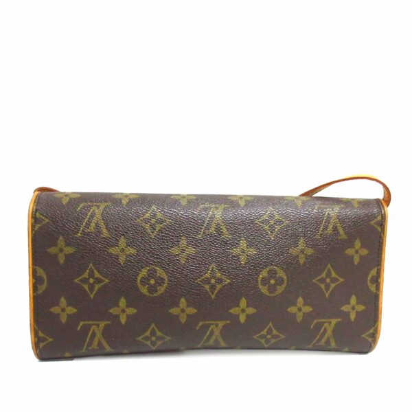 Brown LV Monogram Pochette Twin GM Crossbody Bag - Image 3