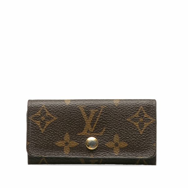 Brown LV Monogram 4 Key Holder