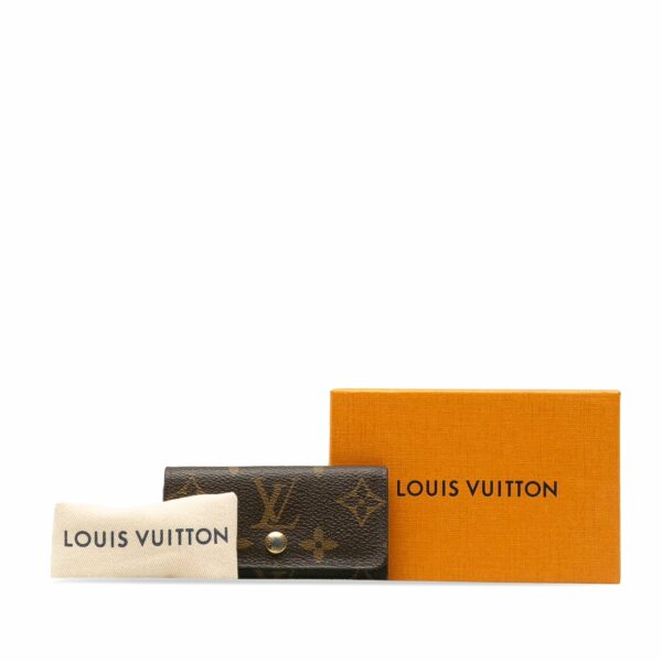 Brown LV Monogram 4 Key Holder - Image 10