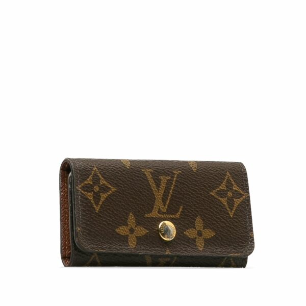 Brown LV Monogram 4 Key Holder - Image 2