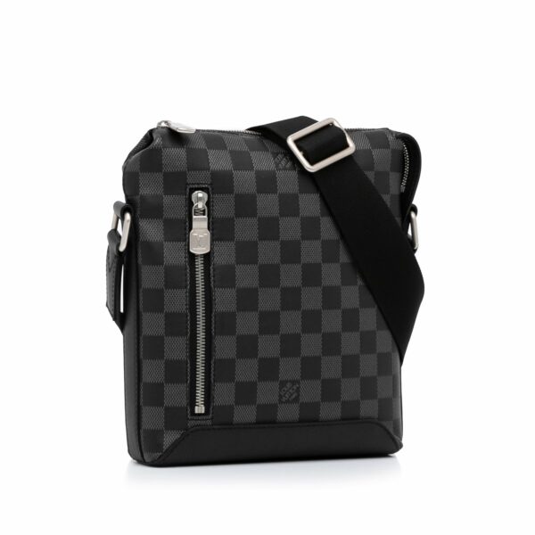 Black LV Damier Infini Discovery Messenger Crossbody Bag - Image 2