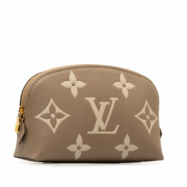 Brown LV Monogram Empreinte Giant Bicolor Cosmetic Pouch - Image 2