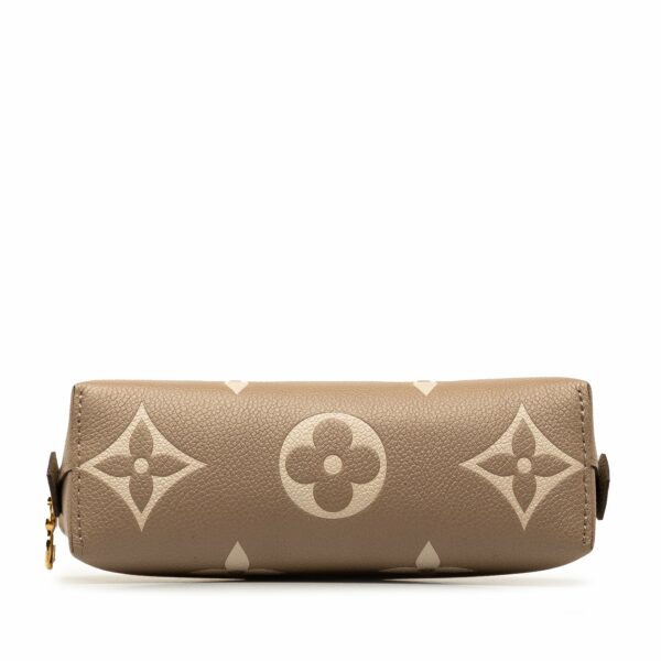 Brown LV Monogram Empreinte Giant Bicolor Cosmetic Pouch - Image 4