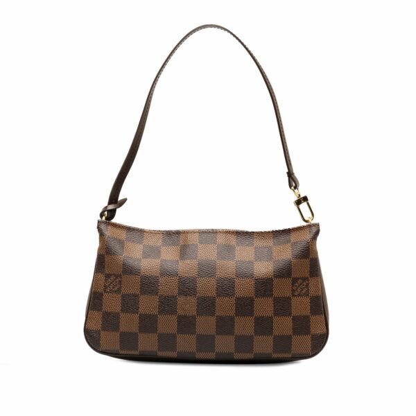 Brown LV Damier Ebene Navona Pouch - Image 3