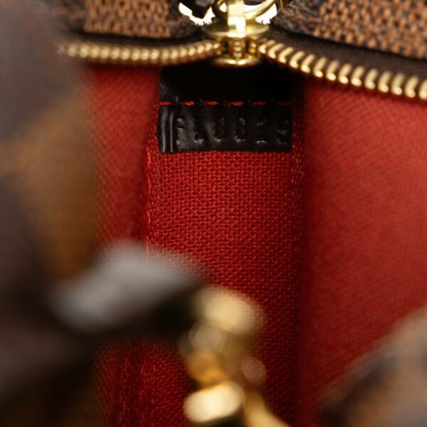 Brown LV Damier Ebene Navona Pouch - Image 7