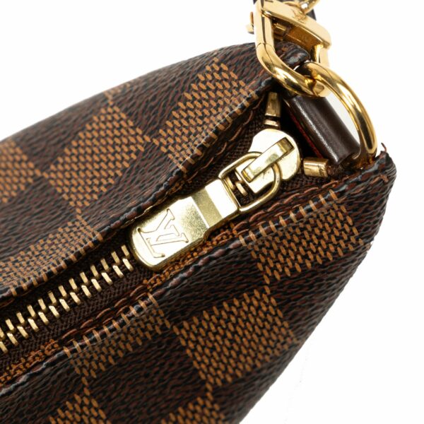 Brown LV Damier Ebene Navona Pouch - Image 9