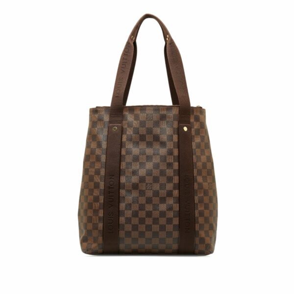 Brown LV Damier Ebene Cabas Beaubourg Tote Bag - Image 2