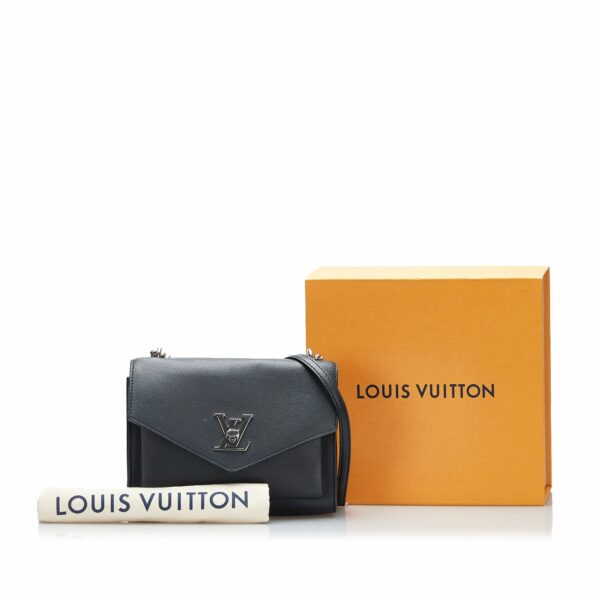 Black LV Mylockme Chain Bag - Image 10