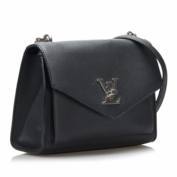 Black LV Mylockme Chain Bag - Image 2