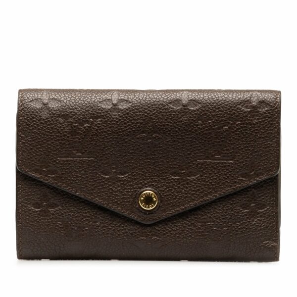 Brown LV Monogram Empreinte Portefeuille Curieuse Wallet