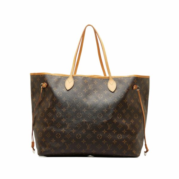 Brown LV Monogram Neverfull GM Tote Bag - Image 10