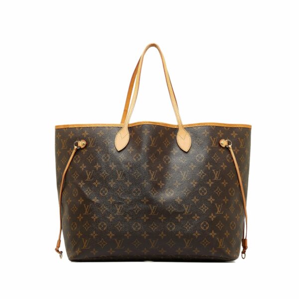 Brown LV Monogram Neverfull GM Tote Bag - Image 2