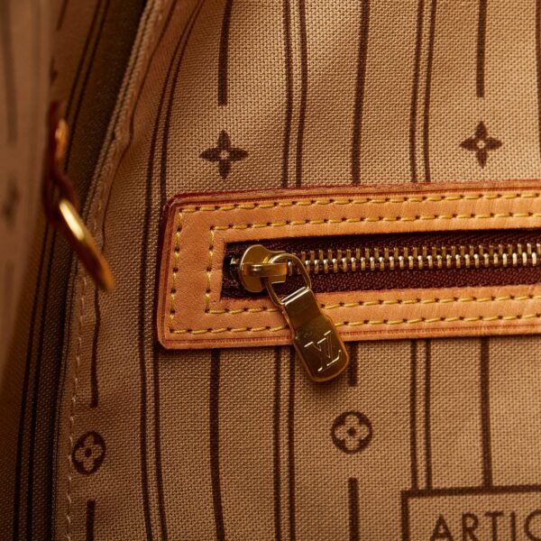 Brown LV Monogram Neverfull GM Tote Bag - Image 7