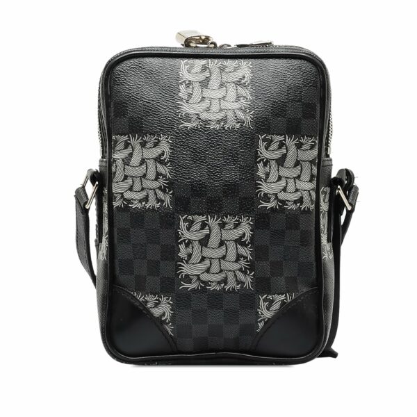 Black LV x Christopher Nemeth Damier Graphite Amazone Crossbody Bag - Image 3