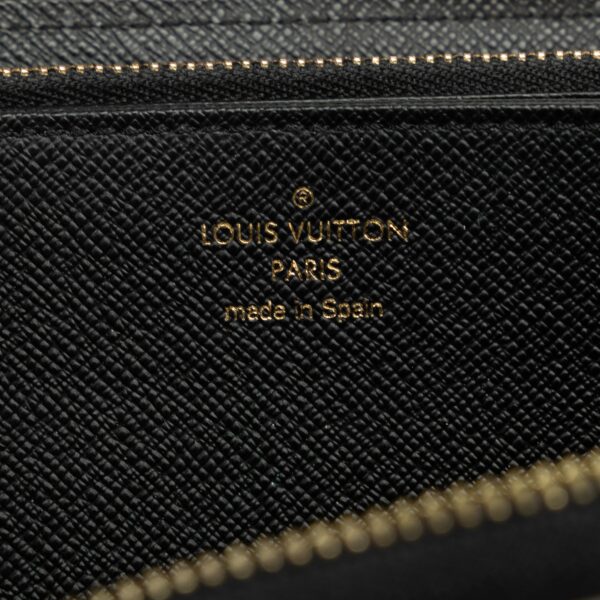 White LV Monogram Game On Zippy Wallet - Image 8