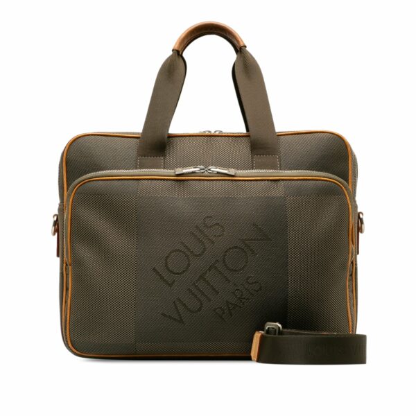 Brown LV Damier Geant Associe GM Travel Bag - Image 15