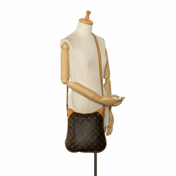 Brown LV Monogram Odeon MM Crossbody Bag - Image 15