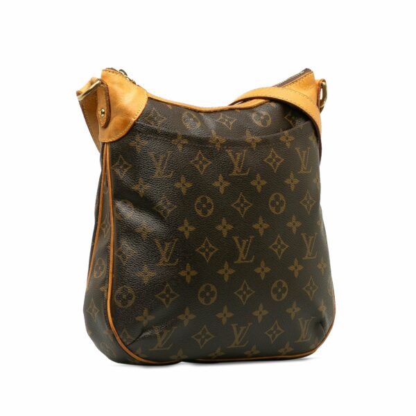 Brown LV Monogram Odeon MM Crossbody Bag - Image 2