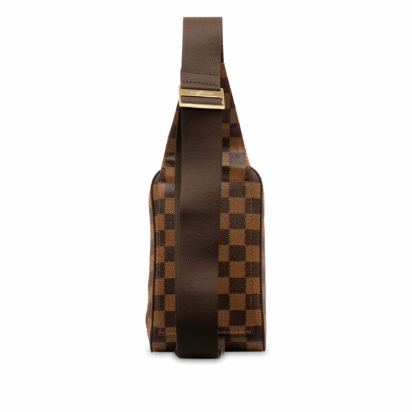 Brown LV Damier Ebene Geronimos Crossbody Bag - Image 3