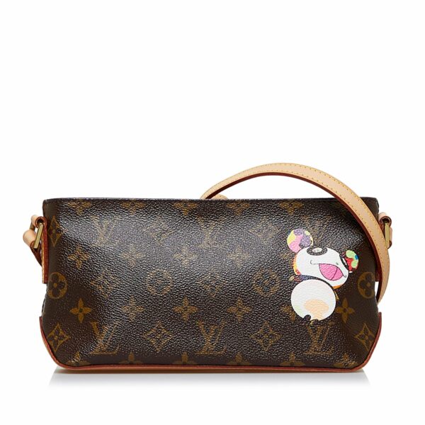 Brown LV x Takashi Murakami Monogram Panda Trotteur