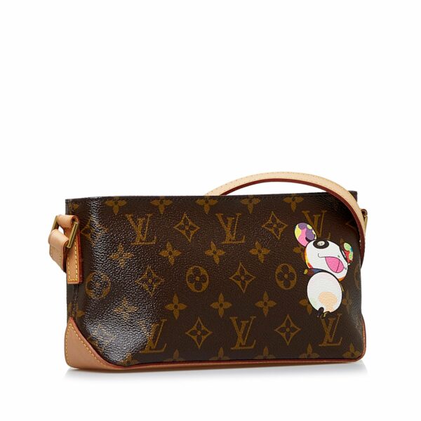 Brown LV x Takashi Murakami Monogram Panda Trotteur - Image 2