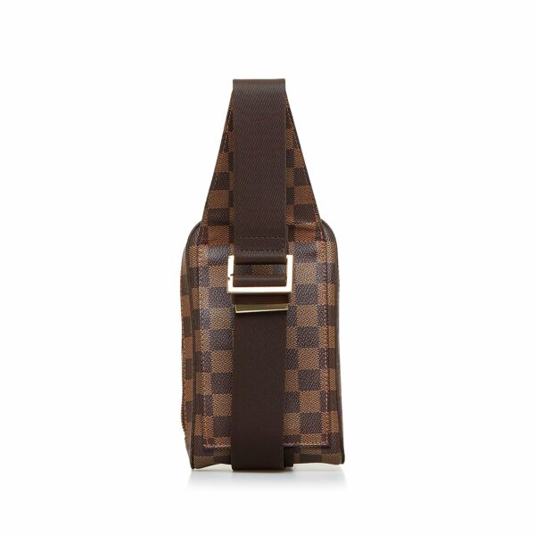 Brown LV Damier Ebene Geronimos Crossbody Bag - Image 3