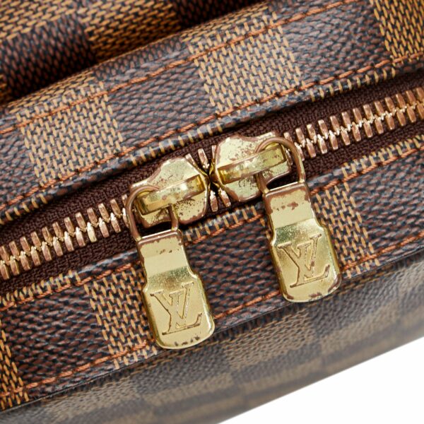 Brown LV Damier Ebene Geronimos Crossbody Bag - Image 8