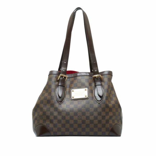 Brown LV Damier Ebene Hampstead MM Tote Bag - Image 12