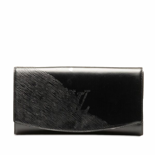 Black LV Opera Aegean Clutch