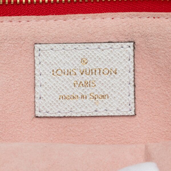 Red LV Monogram Giant Jungle Pochette Double Zip Crossbody Bag - Image 7