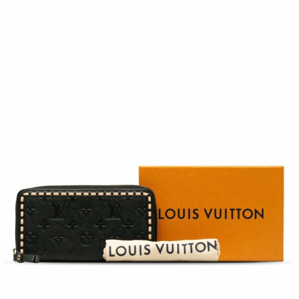 Black LV Monogram Empreinte Zippy Wallet - Image 13