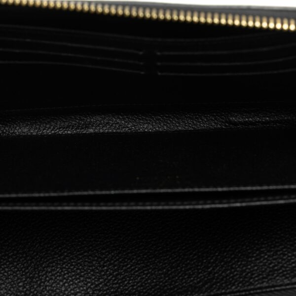 Black LV Monogram Empreinte Zippy Wallet - Image 5