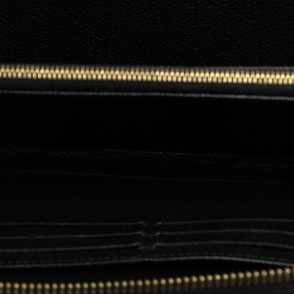 Black LV Monogram Empreinte Zippy Wallet - Image 6