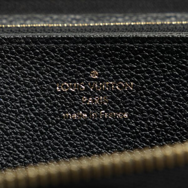 Black LV Monogram Empreinte Zippy Wallet - Image 8