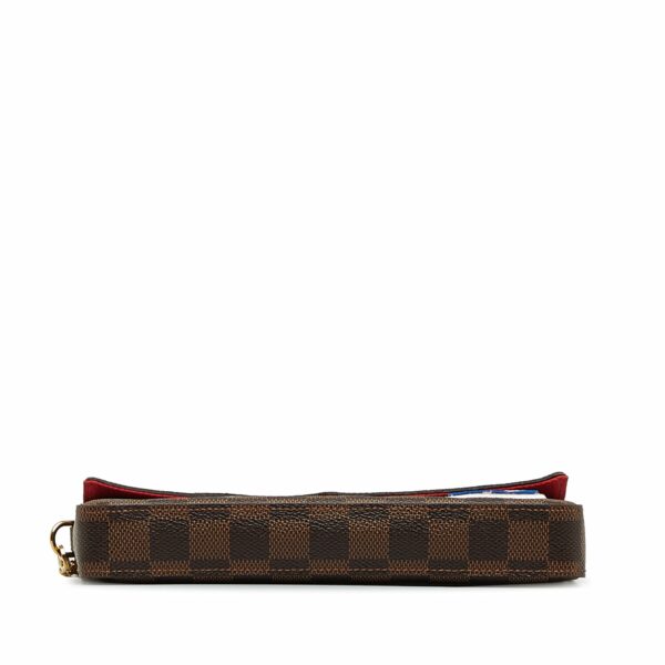 LV Pochette Félicie Patchwork Damier Ebene Canvas - Image 3