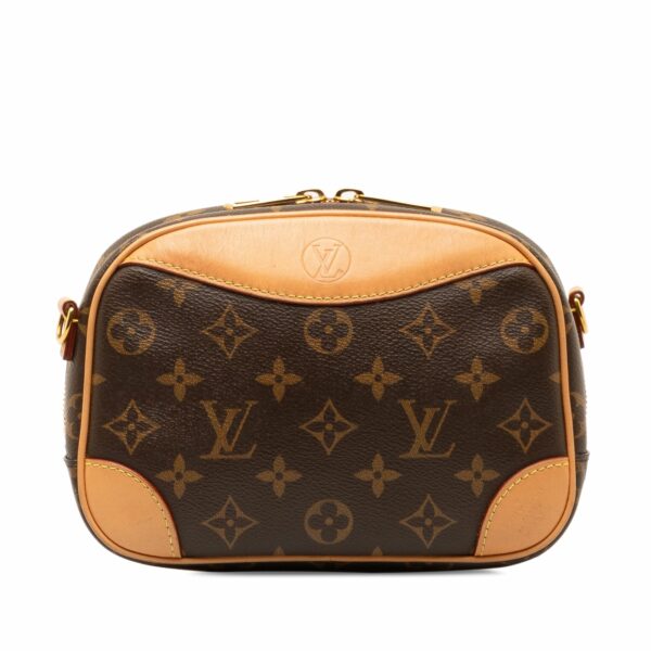 Brown LV Monogram Deauville Mini Crossbody Bag - Image 3