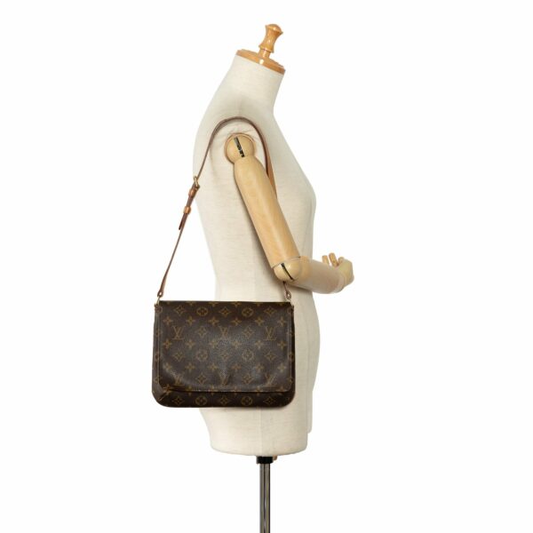 Brown LV Monogram Musette Tango Short Strap Shoulder Bag - Image 9