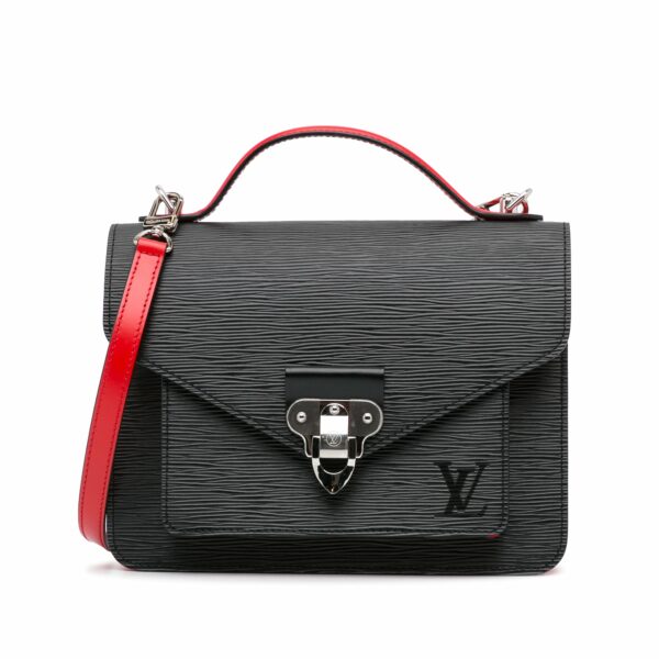 Black LV Epi Neo Monceau Satchel