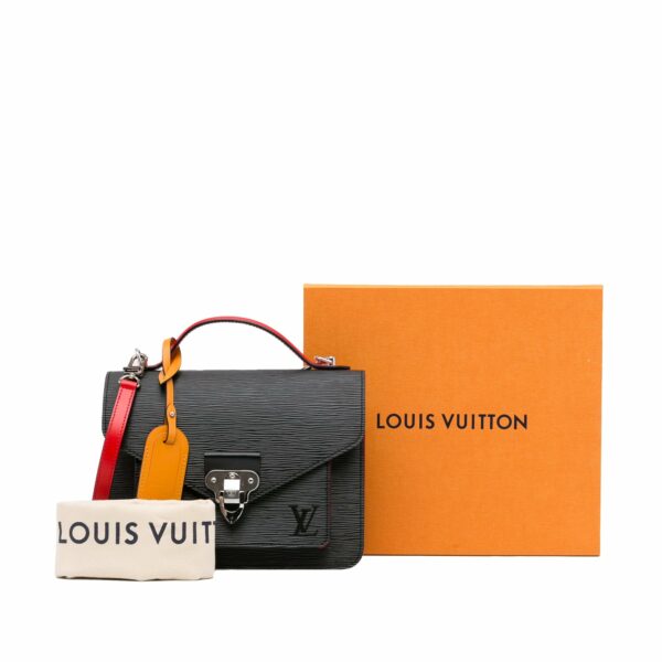 Black LV Epi Neo Monceau Satchel - Image 11