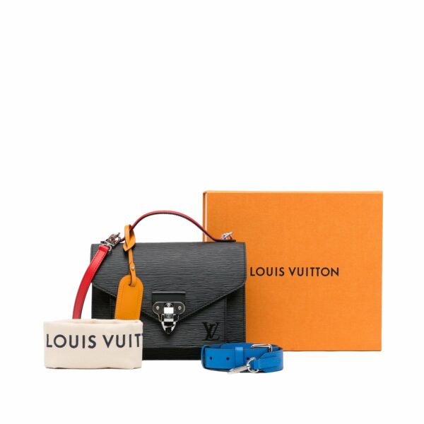 Black LV Epi Neo Monceau Satchel - Image 12