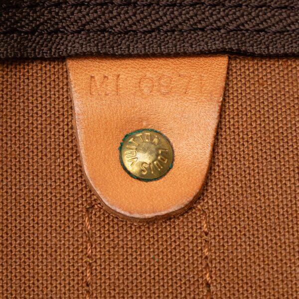 Brown LV Monogram Keepall 60 Travel Bag - Image 8