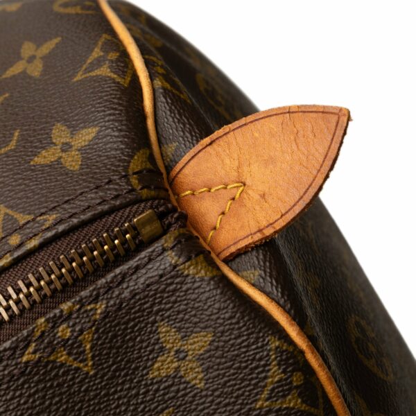 Brown LV Monogram Keepall 55 Travel Bag - Image 10