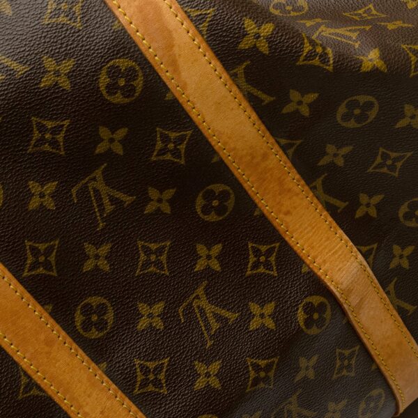 Brown LV Monogram Keepall 55 Travel Bag - Image 11