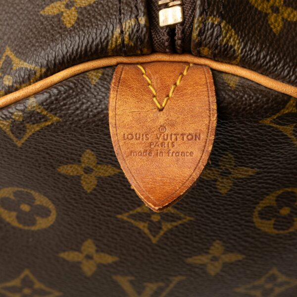 Brown LV Monogram Keepall 55 Travel Bag - Image 5