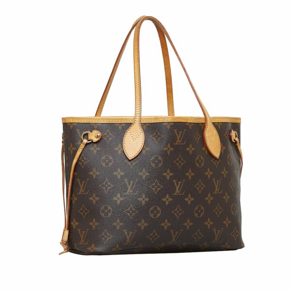 Brown LV Monogram Neverfull PM Tote Bag