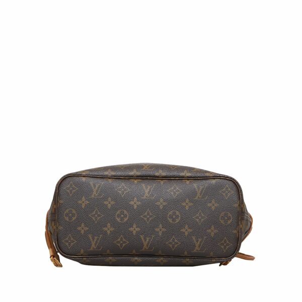 Brown LV Monogram Neverfull PM Tote Bag - Image 3