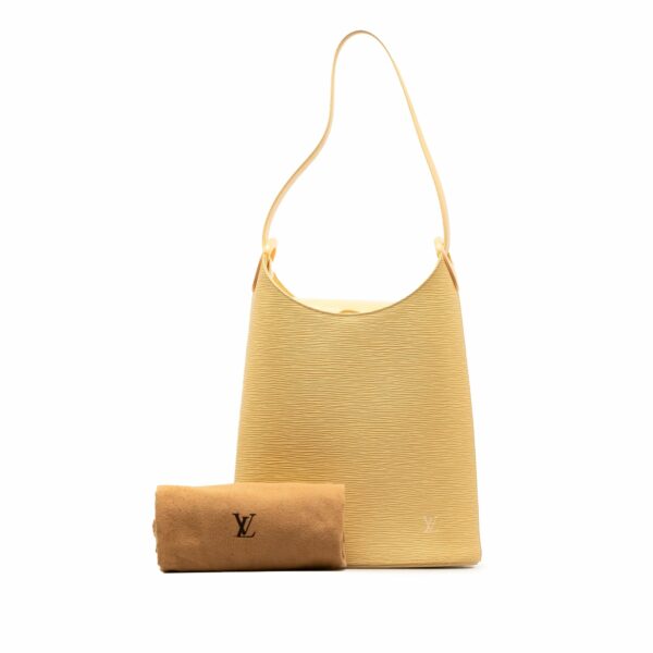 Yellow LV Epi Sac Verseau Shoulder Bag - Image 10