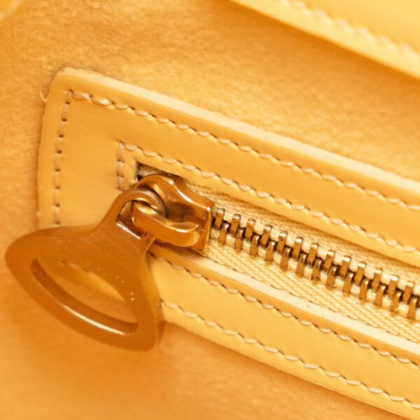 Yellow LV Epi Sac Verseau Shoulder Bag - Image 8