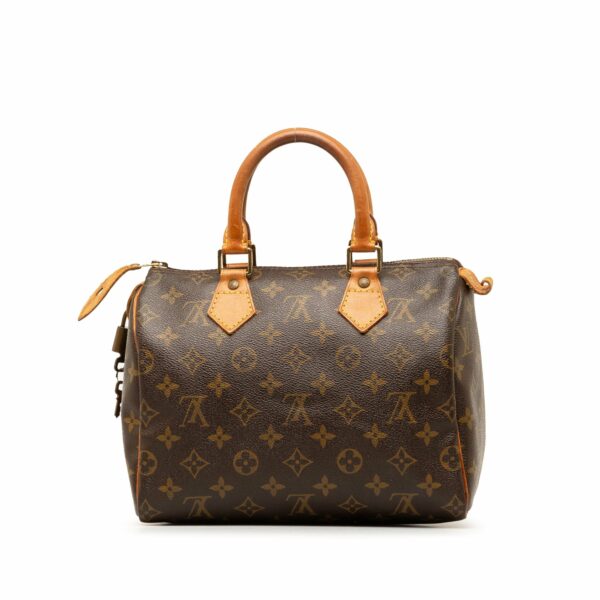 Brown LV Monogram Speedy 25 Boston Bag - Image 3